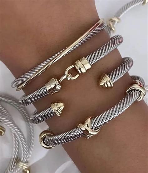 cable bracelet david yurman dupe